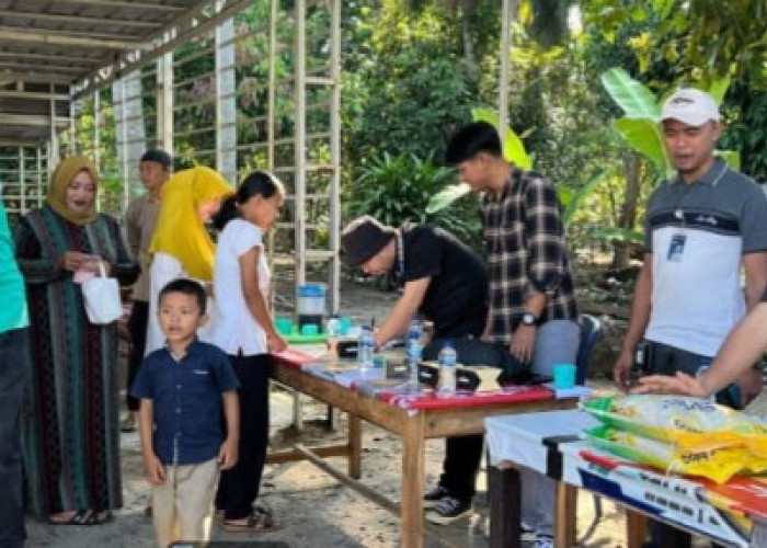 Polsek Simpang Martapura Gelar Pasar Murah, Sediakan 1 Ton Beras SPHP untuk Warga