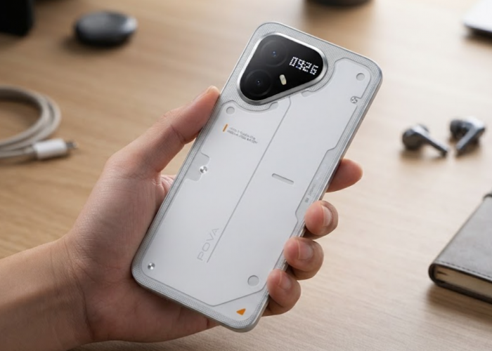 Bukan HP Biasa! Tecno Pova 8 Pro Punya Layar Rahasia di Punggungnya, Ini Fungsinya 