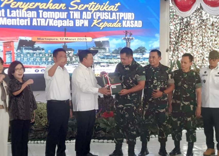 Nusron Wahid Serahkan Sertipikat HPL, TNI AD Kian Kokoh dalam Pengelolaan Aset Negara