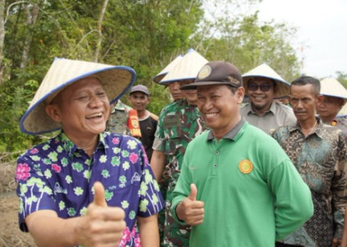 Buka Program Cetak Sawah, Wujudkan Swasembada Pangan di OKU Timur