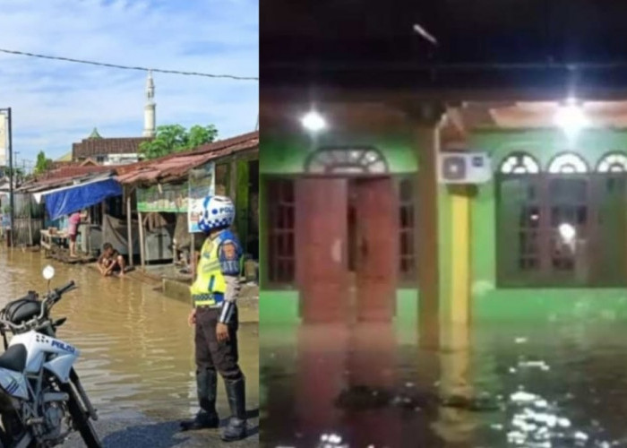 Banjir Sambut Masyarakat OKU Rayakan Lebaran Haji, Ketinggian Capai 2Meter