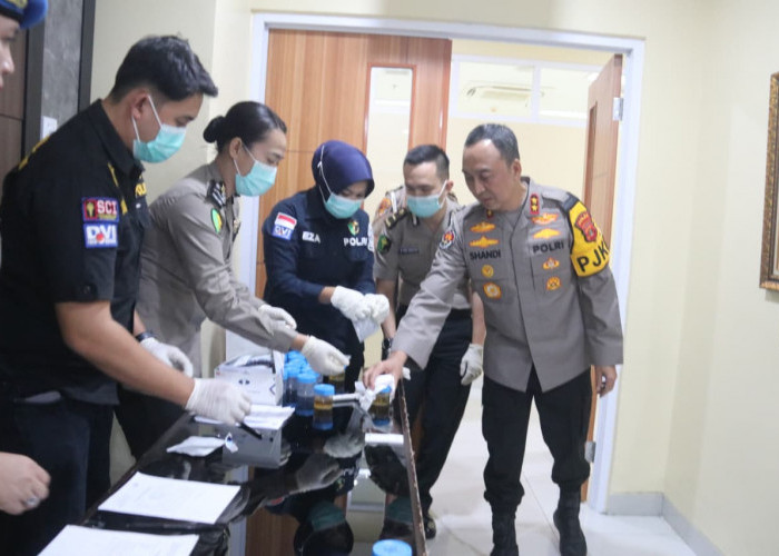 Kapolda Sumsel Awali Pemeriksaan, Zero Tolerance Narkoba Berlaku Tanpa Kompromi