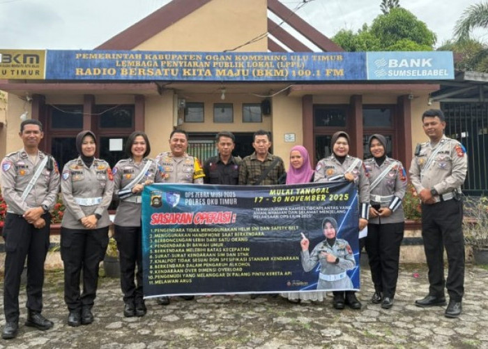 Satlantas OKU Timur Ingatkan 14 Pelanggaran Prioritas di Operasi Zebra 2025