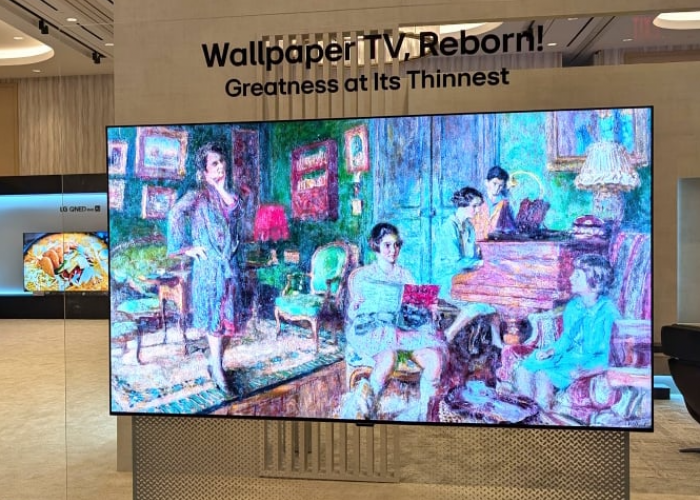 Ini LG OLED evo W6, Wallpaper TV True Wireless Paling Canggih yang Pernah Dibuat