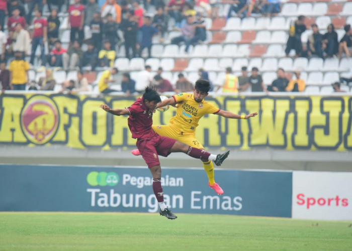 Hasil Pertandingan Sriwijaya FC vs Semen Padang FC : 1-1 Bermain Imbang, Desak Yoyo Out