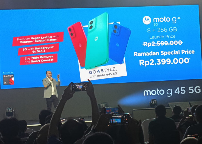 Motorola Comeback ke Indonesia, Rilis Moto G45 5G dengan Harga Terjangkau