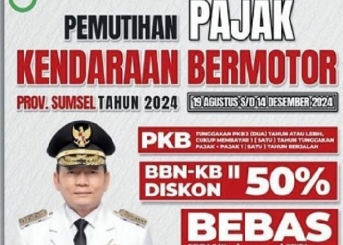 Bebas Denda Pajak SWDKLLJ dan Progresif, Diskon Biaya Balik Nama Kendaraan di OKU Berakhir Desember 2024