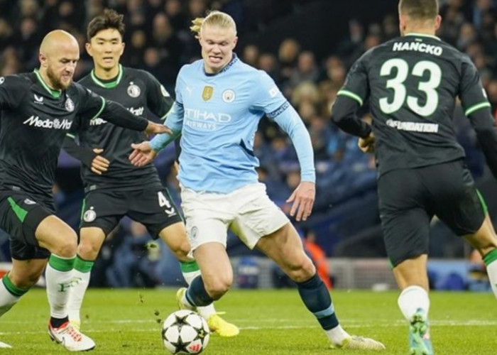  Ditahan Imbang Feyenoord, Manchester City Perpanjang Tren Negatif