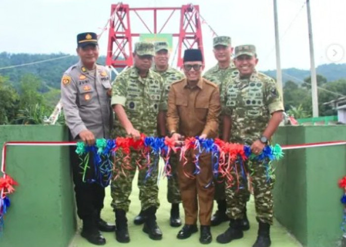Putus Diterjang Banjir 2024, Jembatan Gantung Garuda Kembali Beroperasi