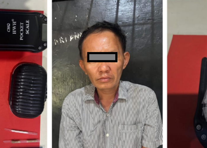 Digerebek Tengah Malam, Diduga Pengedar Sabu di OKU Selatan Ditangkap dengan 14 Paket Narkotika