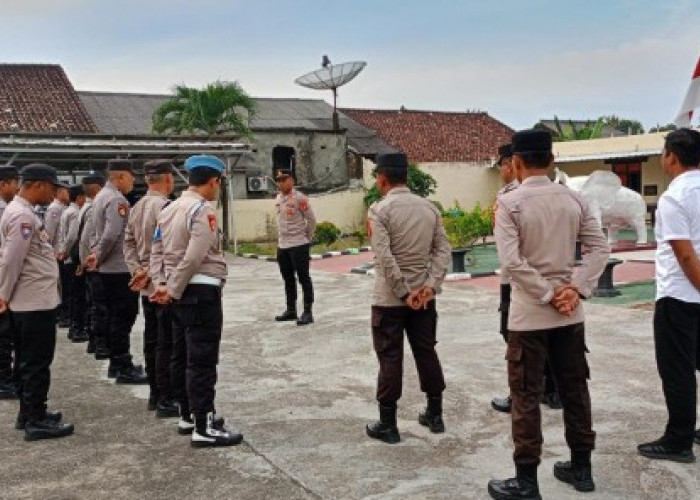 Bangun Semangat dan Kewaspadaan, Polsek Belitang III Gelar Apel Konsolidasi