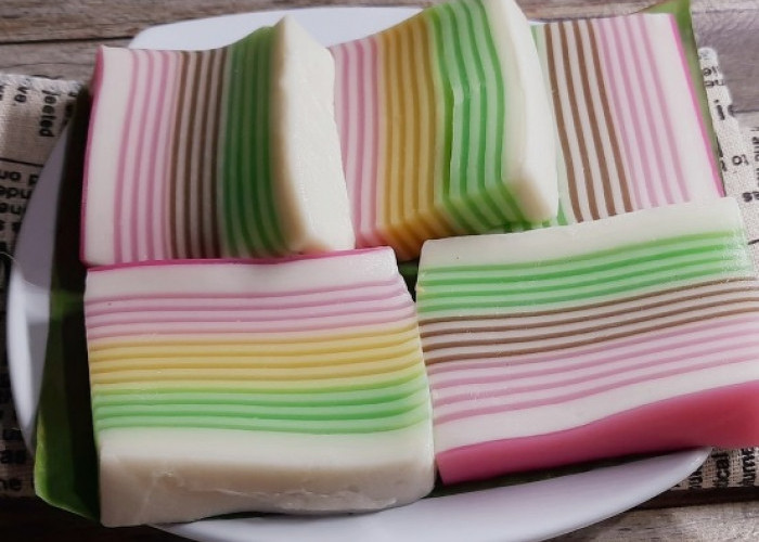 Resep Kue Lapis Tepung Beras yang Lembut dan Cantik, Camilan Tradisional Favorit Banyak Orang