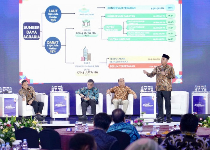 Jadi Pembicara #DemiIndonesia, Menteri Nusron: Siap Menahan Laju Alih Fungsi Lahan