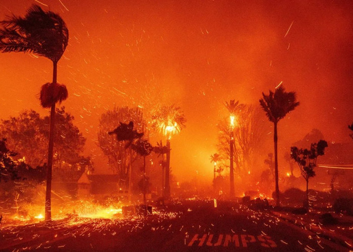 Kondisi Terkini Kebakaran Besar di Los Angeles, Ribuan Warga Terpaksa Mengungsi