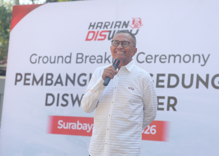 Groundbreaking, Harian Disway Siapkan Gedung Kantor Baru