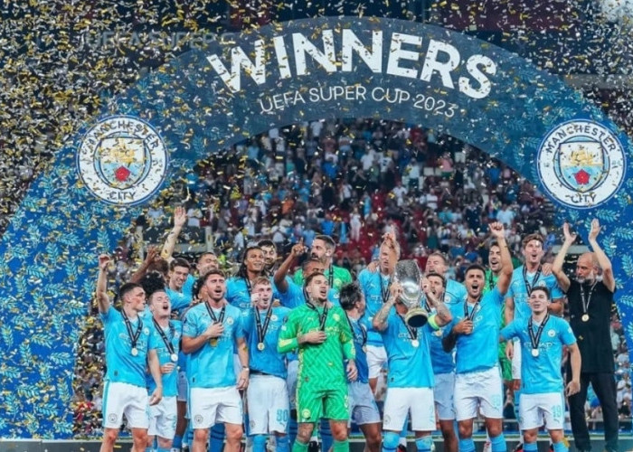 Sejarah Baru, Manchester City meraih Piala Super UEFA untuk pertama kalinya