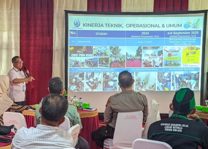 Perumda Tirta Raja OKU Buktikan Kinerja Lewat Data dan Dampak Kualitas Layanan! 