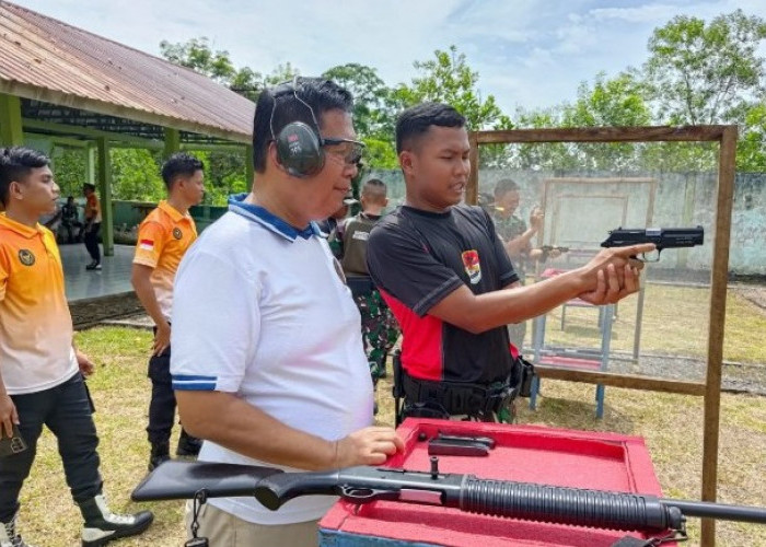 Latihan Menembak Perkuat Mental dan Fisik Petugas Pemasyarakatan