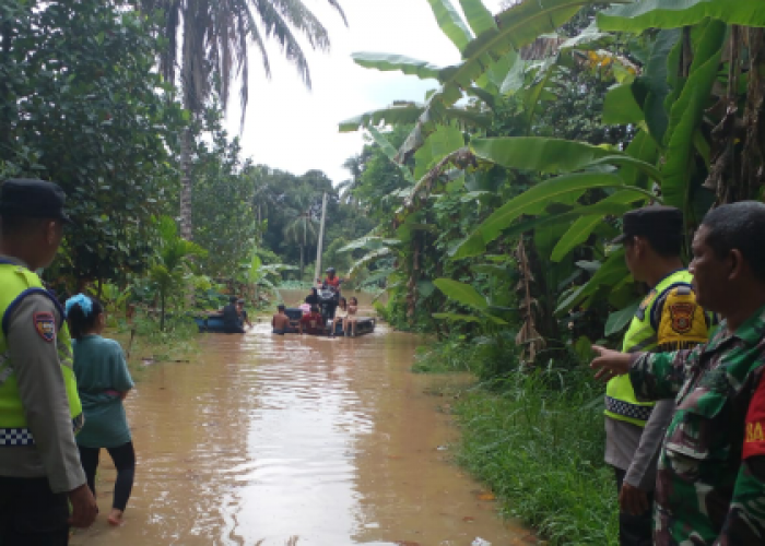 Pasca Luapan Sungai Ogan, 82 Rumah di OKU Terendam Banjir