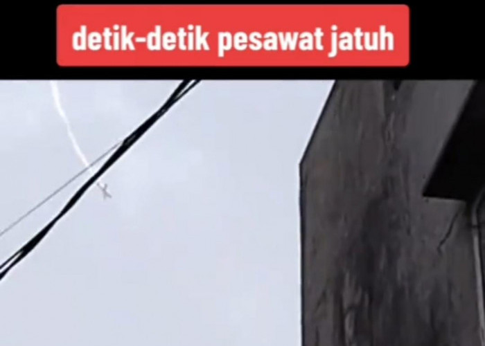 Tanggapan TNI AU Tentang Video Viral Detik-detik Pesawat Jatuh di Jakarta