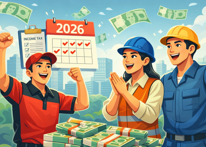 TOK! Gaji Pekerja di Bawah Rp10 Juta Bebas PPh Sepanjang 2026, Ini Kriterianya