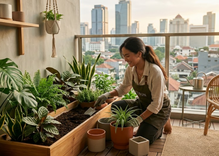 Modal Receh, Balkon Jadi Estetik! Cara Mudah Berkebun di Balkon untuk Pemula