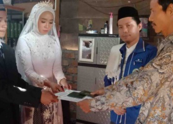 Meski Hari Raya Idul Adha, KUA Buana Pemaca Tetap Laksanakan Pelayanan Pernikahan 