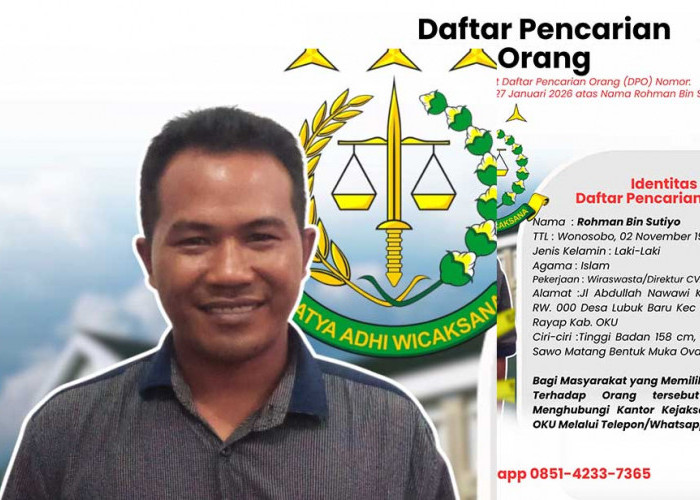 Kejari OKU Terbitkan DPO Kasus Pengadaan Bibit Buah, Publik Diminta Segera Melapor Jika mengetahui!