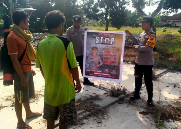 Kapolsek Simpang Gencarkan Sosialisasi Larangan Bakar Hutan dan Lahan