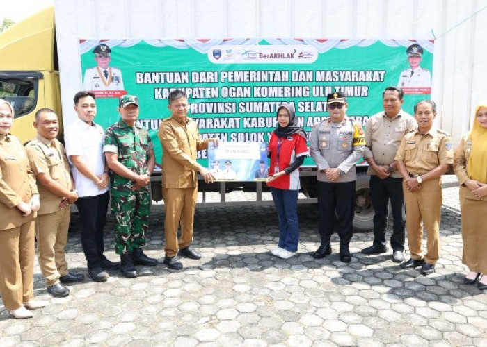 Peduli Sesama, Pemkab OKU Timur Salurkan Bantuan Ratusan Juta untuk Aceh Utara dan Solok