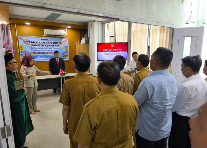 Kantor Pertanahan OKU Lantik Tim Ajudikasi dan Satgas PTSL 2025