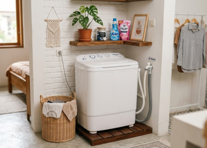 Tinggal di Kos? Ini Mesin Cuci Paling Worth It 2026 yang Wajib Kamu Punya