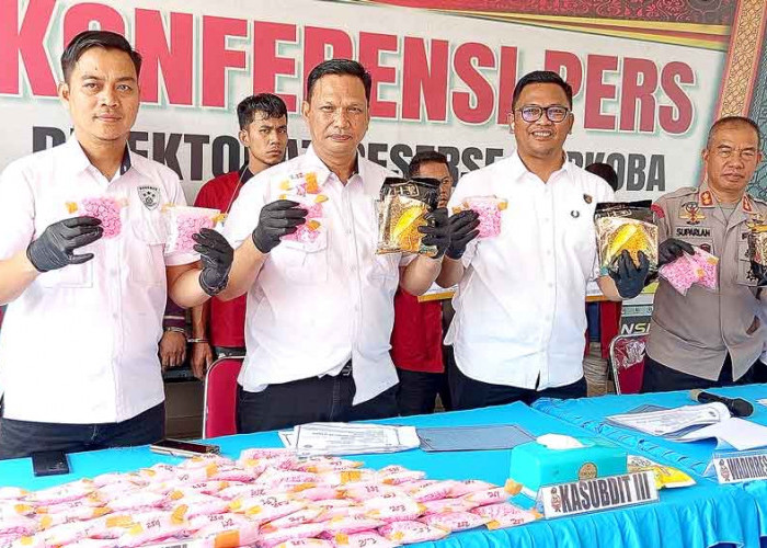 Sindikat Narkoba Jaringan Cina di Sumsel, 4 Kg Sabu berikut  23.422 Ekstasi Disita