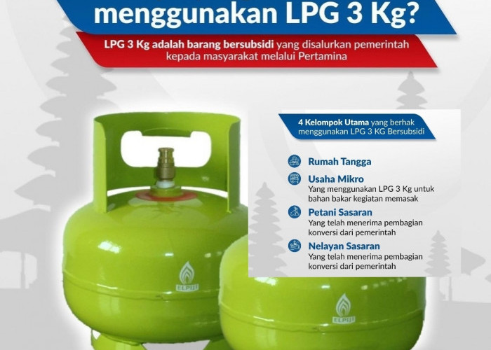 Ingat, Pengguna LPG Tabung 3 kg Wajib Mendaftar ke Sini 
