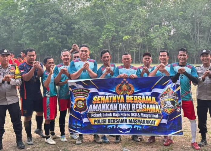 Tim Sepak Bola Legend yang Diperkuat Kapolres OKU Tembus 8 Besar 