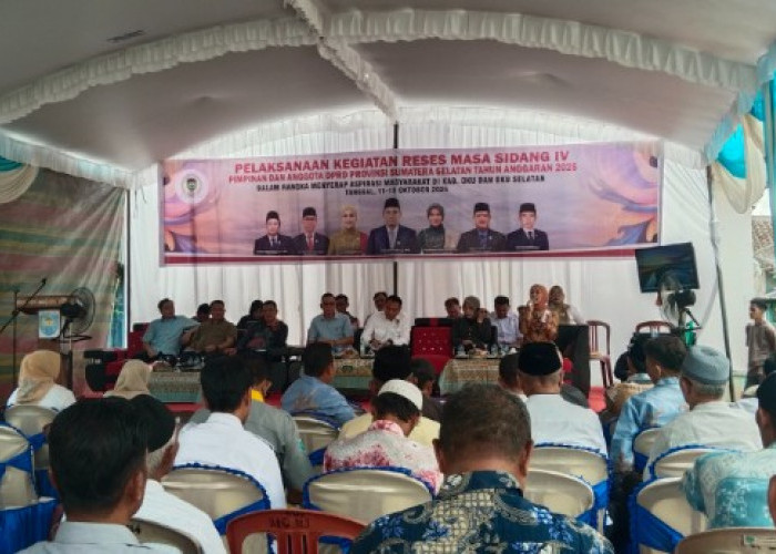 DPRD Sumsel Gelar Reses, Soroti Soal Pendidikan, Infrastruktur hingga Sampah
