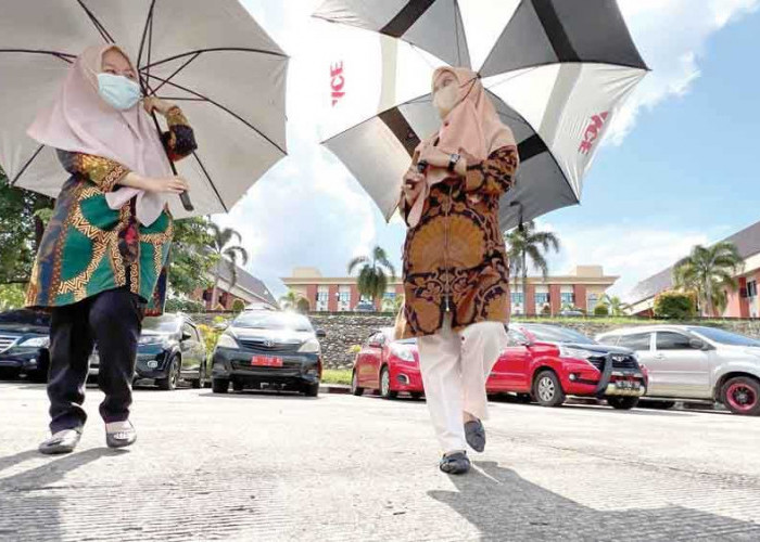 Kota Palembang Panas Lebih dari 36 Derajat Celcius