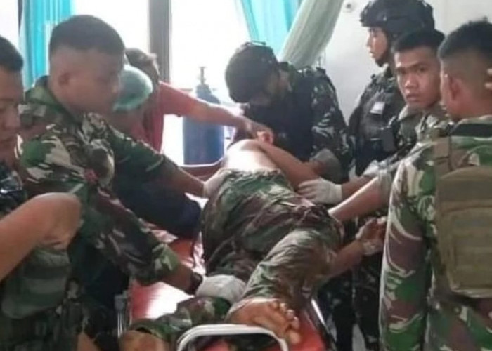 Brutal di Saat Natal, KKB Serang 2 Prajurit TNI dan Kondisinya Memprihatinkan