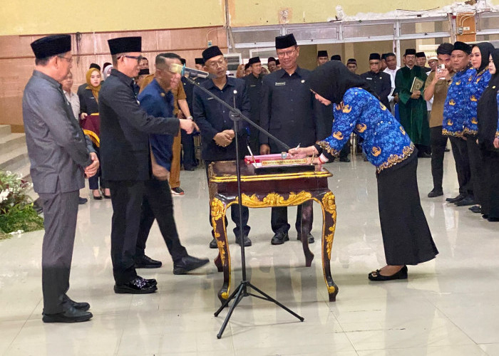 Dilantik! PPPK OKU Diingatkan Etos Kerja dan Loyalitas Negara