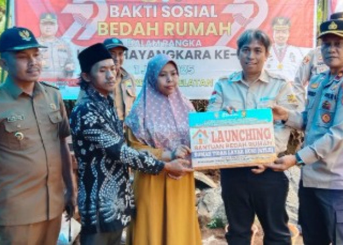 Program CSR Bedah Rumah Dimulai, Warga Terima Hunian Layak