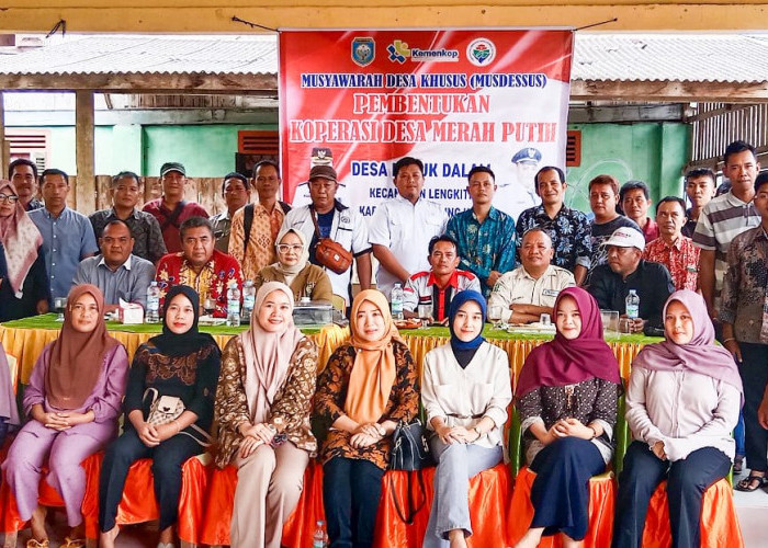 157 Desa di OKU Rampungkan Pembentukan Koperasi Merah Putih