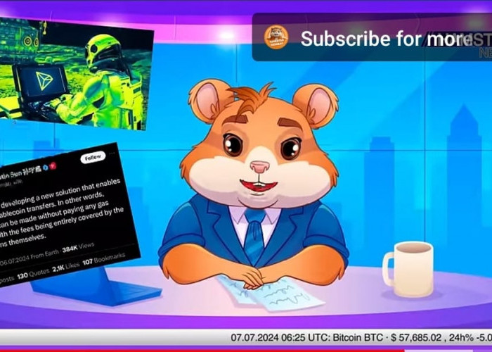 Hamster Combat Game Telegram Teknologi Blockchain TON Tembus 100 Juta Pengguna bulanan 
