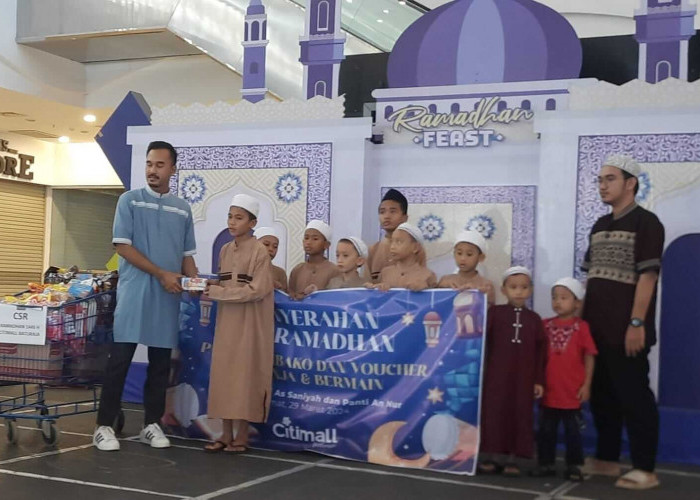 Berbagi Berkah Ramadan Citimall Baturaja Ajak Anak Yatim Piatu di OKU Berbuka Puasa Bersama
