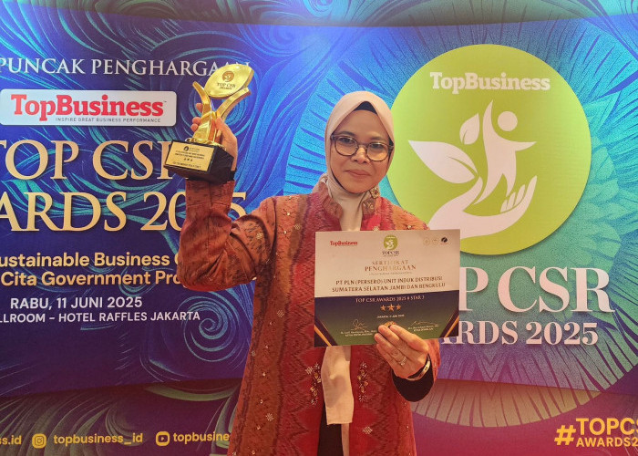 Raih Top CSR Awards 2025, PLN UID S2JB Tegaskan Komitmen Lingkungan dan Sosial