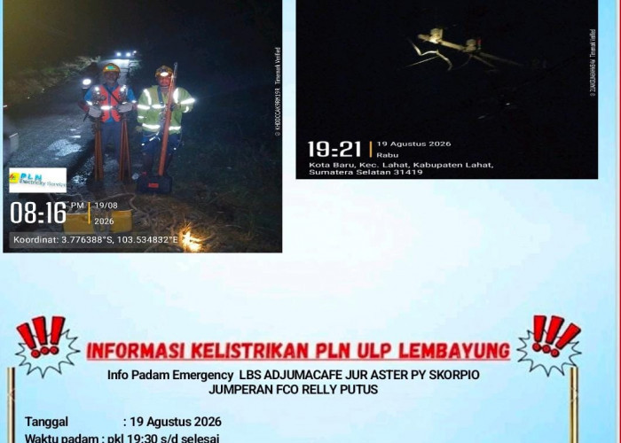PLN ULP Lembayung Berjibaku Pulihkan Kondisi kelistrikan pelanggan