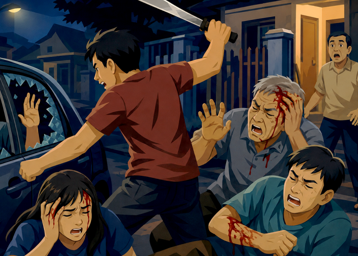Kronologi Tiga Orang Dibacok di OKU, Korban ungkapkan Fakta lain: Pelaku masih sepupu Korban?