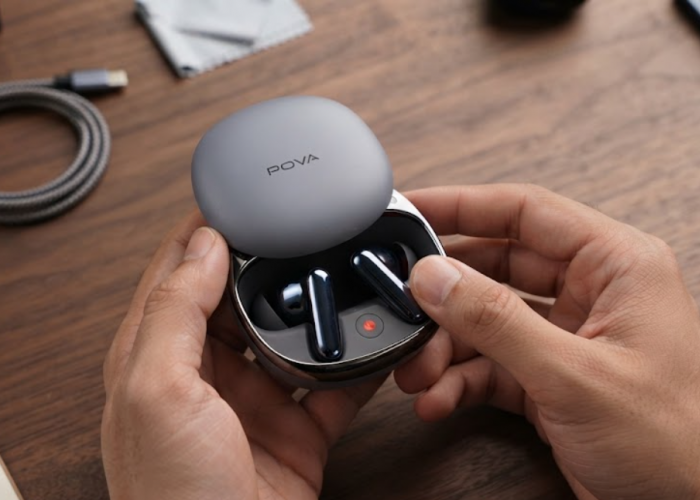 Earbuds Ini Bisa Jadi Notulen Rapat Otomatis! Tecno Pova AI Buds Pro Rilis dengan AI Super Canggih