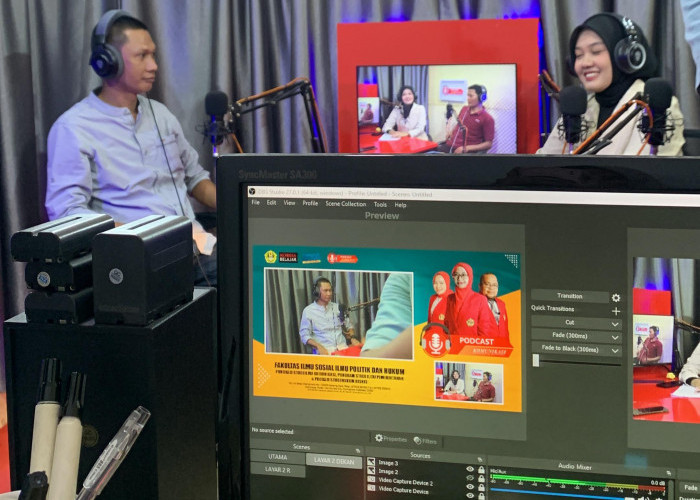 Podcast FISIP Unbara TV Jadi Wadah Mahasiswa Asah Kemampuan Publik
