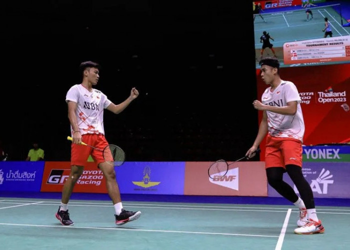 Thailand Open 2023 : Bagas/Fikri Lolos Final, Minions Tumbang