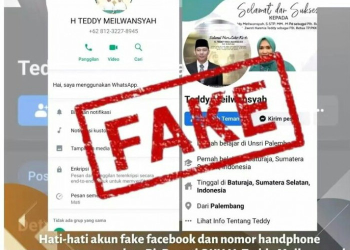 Awas Tertipu! Beredar Akun FB Palsu PJ Bupati OKU dan Istrinya, Begini Tanggapan Istri Bupati 